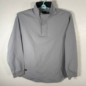 BYLT Quarter Zip Pullover Mens 2XL Gray Fairway Elite Golf Performance Sweater